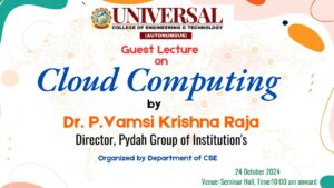 Photo Gallery of Cloud Computing Seminar held on 24/10/24